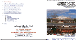 Desktop Screenshot of alberthall.org